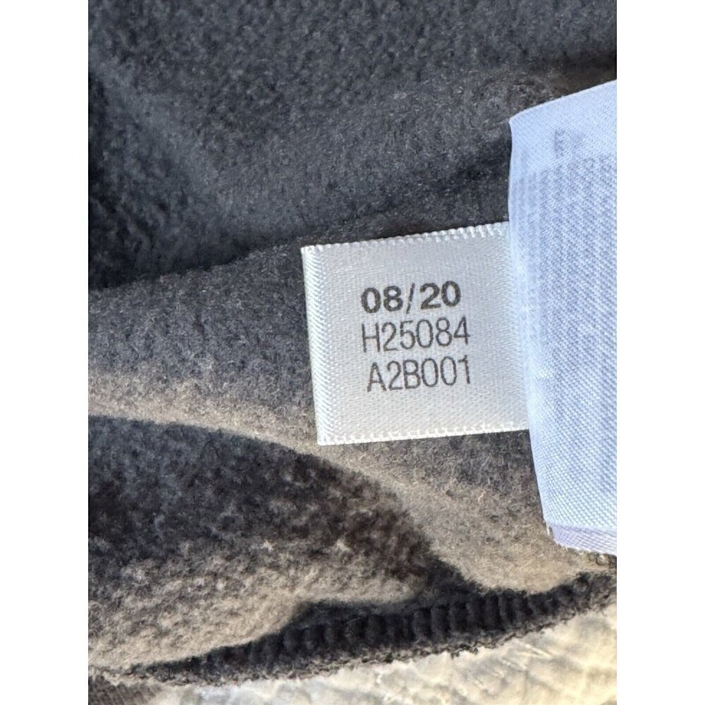 Adidas Mens Sz M Aop Sports Training 1/4 Zip Pullover Black Gray Camo Sweatshirt - Picture 9 of 11